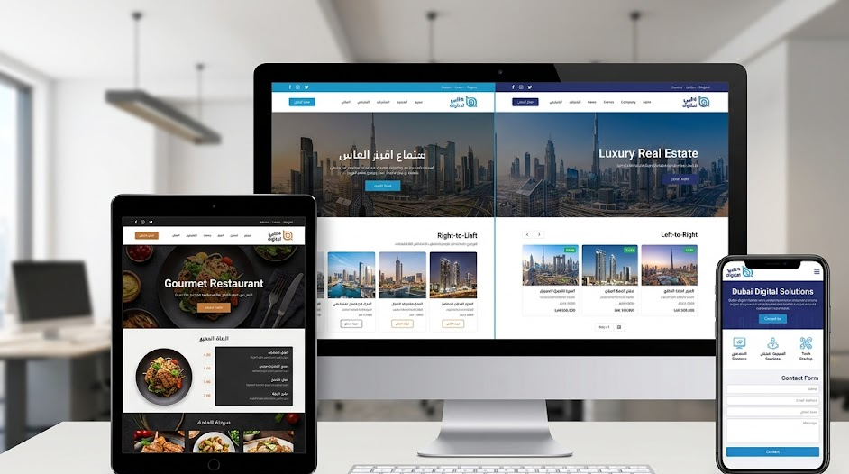 Arabic and Bilingual Website Design for Dubai Businesses